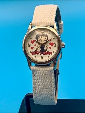 BETTY BOOP Women’s Vintage 2006 Casual Quartz Wristwatch Works New Battery/Strap